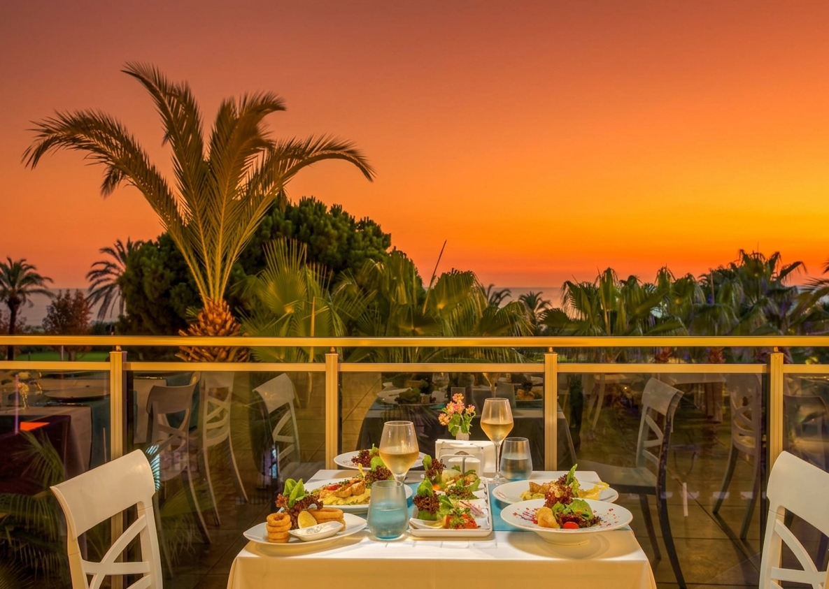 All-inclusive buffet at Asteria Belek